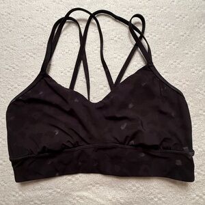 All in Motion black and  Purple Athletic Top